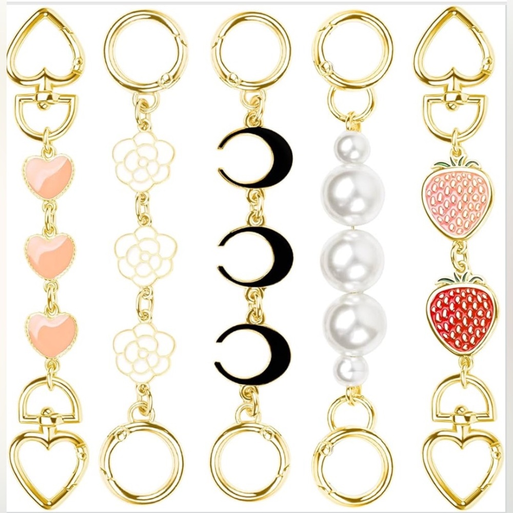 WOVTE Purse Extender Chain, & Strap Extension Replacement, Purse Decoration OS